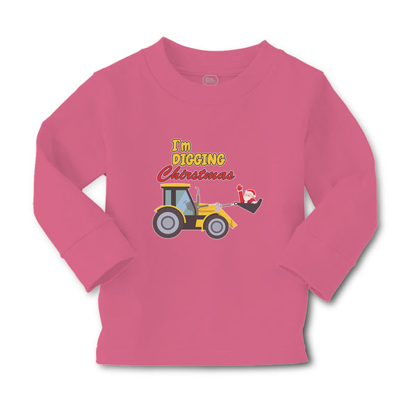 Baby Clothes I'M Digging Christmas with Construction Vehicle Boy & Girl Clothes - Cute Rascals