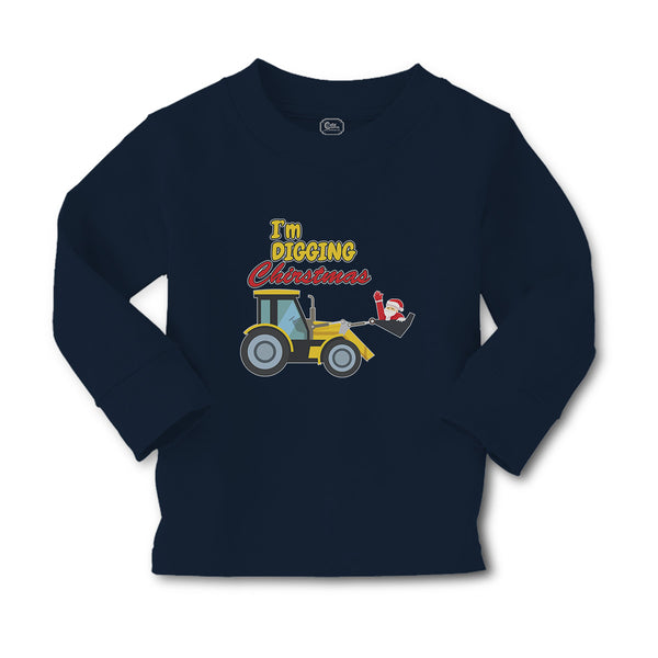 Baby Clothes I'M Digging Christmas with Construction Vehicle Boy & Girl Clothes - Cute Rascals