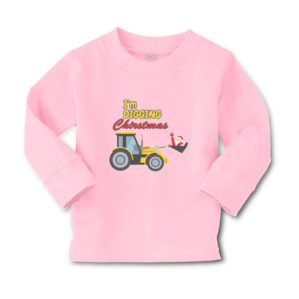Baby Clothes I'M Digging Christmas with Construction Vehicle Boy & Girl Clothes - Cute Rascals