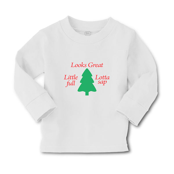 Baby Clothes Looks Great Little Lotta Full Lotta Sap with Green Pine Tree Cotton - Cute Rascals