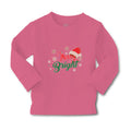 Baby Clothes Merry Bright with Christmas Santa Cap Boy & Girl Clothes Cotton