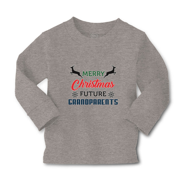 Baby Clothes Merry Christmas Future Grandparents with Deer Boy & Girl Clothes - Cute Rascals