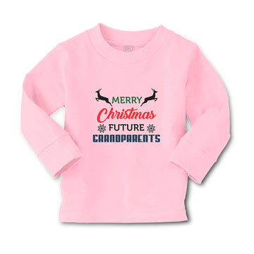 Baby Clothes Merry Christmas Future Grandparents with Deer Boy & Girl Clothes
