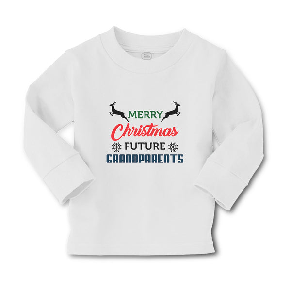 Baby Clothes Merry Christmas Future Grandparents with Deer Boy & Girl Clothes - Cute Rascals