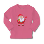 Baby Clothes Christmas Santa Claus with Gift Box Wishing Everyone Cotton - Cute Rascals
