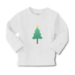 Baby Clothes Christmas Pine Tree and Golden Star on Top Boy & Girl Clothes - Cute Rascals