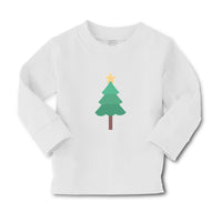 Baby Clothes Christmas Pine Tree and Golden Star on Top Boy & Girl Clothes - Cute Rascals