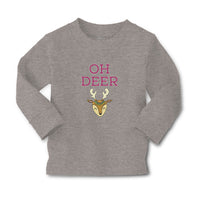 Baby Clothes Oh Deer Wild Animal Deer Face and Horn Boy & Girl Clothes Cotton - Cute Rascals