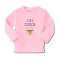 Baby Clothes Oh Deer Wild Animal Deer Face and Horn Boy & Girl Clothes Cotton