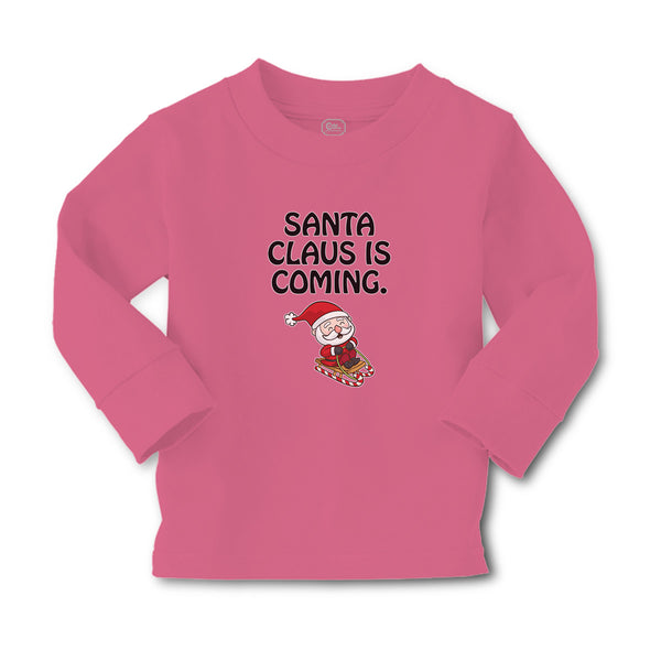 Baby Clothes Santa Claus Is Coming with Snow Riding Stick Boy & Girl Clothes - Cute Rascals