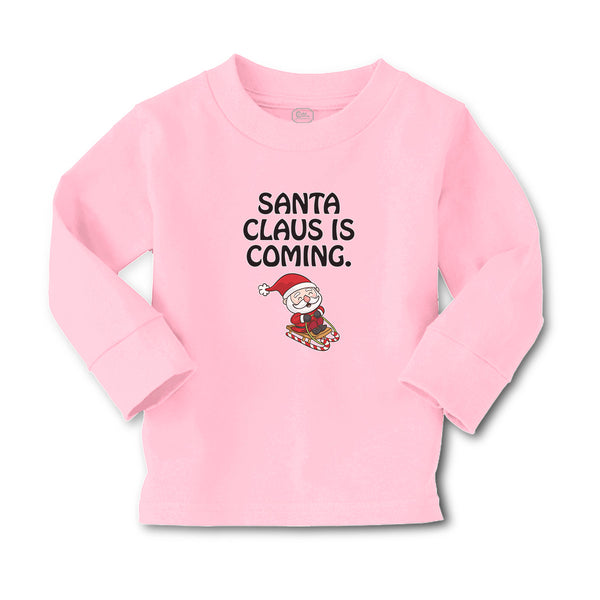 Baby Clothes Santa Claus Is Coming with Snow Riding Stick Boy & Girl Clothes - Cute Rascals