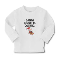 Baby Clothes Santa Claus Is Coming with Snow Riding Stick Boy & Girl Clothes - Cute Rascals