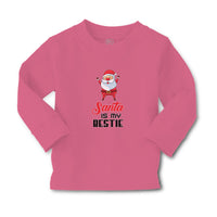 Baby Clothes Santa Is My Bestie Boy & Girl Clothes Cotton - Cute Rascals