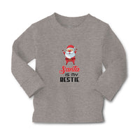 Baby Clothes Santa Is My Bestie Boy & Girl Clothes Cotton - Cute Rascals