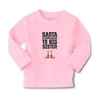 Baby Clothes Santa Is Promoting Me to Big Sister Boy & Girl Clothes Cotton - Cute Rascals