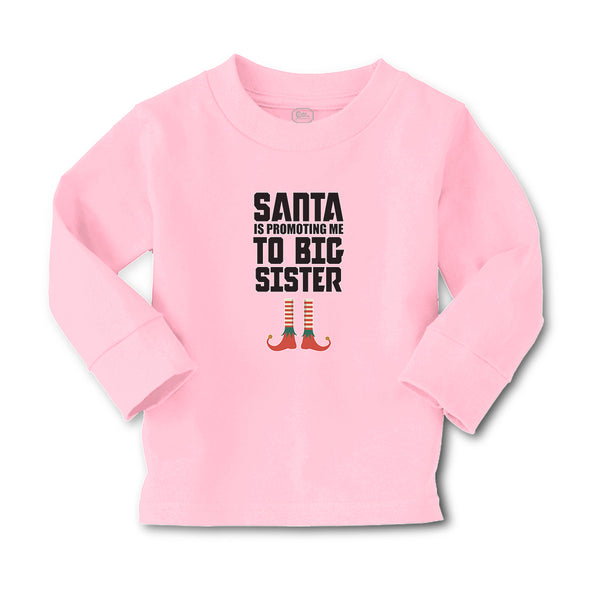 Baby Clothes Santa Is Promoting Me to Big Sister Boy & Girl Clothes Cotton - Cute Rascals
