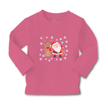 Baby Clothes Santa Is Coming with Deer Boy & Girl Clothes Cotton