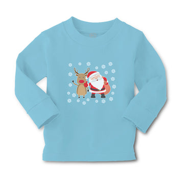 Baby Clothes Santa Is Coming with Deer Boy & Girl Clothes Cotton