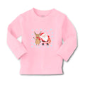 Baby Clothes Santa Is Coming with Deer Boy & Girl Clothes Cotton