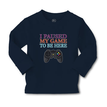 Baby Clothes I Paused My Game to Be Here with Joystick Boy & Girl Clothes Cotton