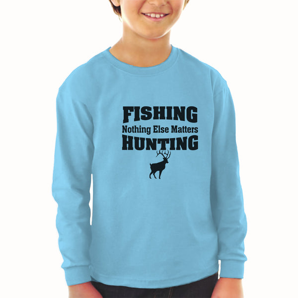 Baby Clothes Fishing Nothing Else Matters Hunting with Wild Animal Deer Standing - Cute Rascals