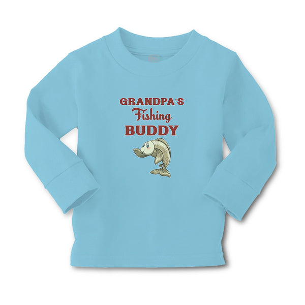 Baby Clothes Grandpa's Fishing Buddy with Funny Face Fish Boy & Girl Clothes - Cute Rascals