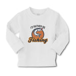 Baby Clothes I'D Rather Be Fishing Boy & Girl Clothes Cotton - Cute Rascals