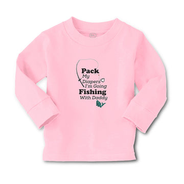 Baby Clothes Pack My Diapers I'M Going Fishing with Daddy Boy & Girl Clothes
