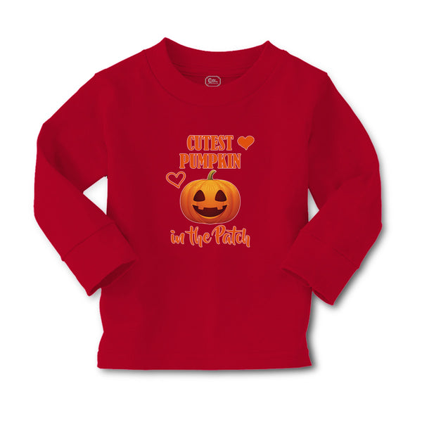 Baby Clothes Cutest Pumpkin in The Patch Smile Face and Hearts Cotton - Cute Rascals