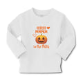 Baby Clothes Cutest Pumpkin in The Patch Smile Face and Hearts Cotton