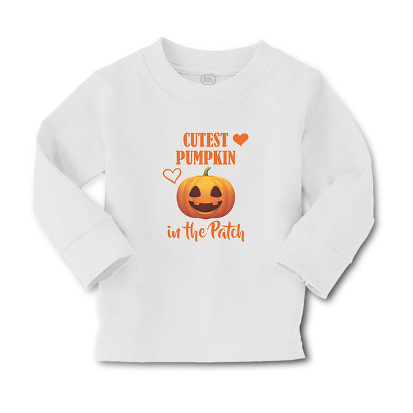 Baby Clothes Cutest Pumpkin in The Patch Smile Face and Hearts Cotton - Cute Rascals