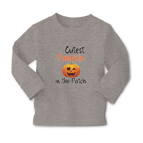 Baby Clothes Cutest Pumpkin in The Patch Pumpkin Winked Smile Face Cotton - Cute Rascals