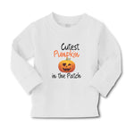 Baby Clothes Cutest Pumpkin in The Patch Pumpkin Winked Smile Face Cotton - Cute Rascals