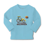 Baby Clothes I'M Digging Halloween with Working Vehicle in Smile Face Cotton - Cute Rascals