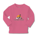 Baby Clothes Future Hiker Tourist Hiking. Man Standing on A Ledge of A Mountain - Cute Rascals
