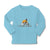 Baby Clothes Future Hiker Tourist Hiking. Man Standing on A Ledge of A Mountain - Cute Rascals