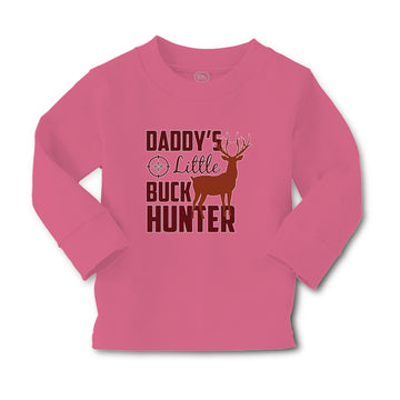 Baby Clothes Daddy's Little Buck Hunter Wild Animal Deer with Horn Standing