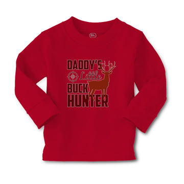 Baby Clothes Daddy's Little Buck Hunter Wild Animal Deer with Horn Standing