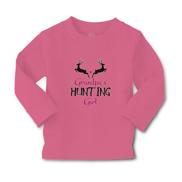 Baby Clothes Grandpa's Hunting Girl Heart with Wild Animal Deer Is Jumping - Cute Rascals
