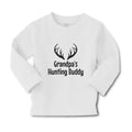 Baby Clothes Grandpa's Hunting Buddy with Deer Horn Boy & Girl Clothes Cotton