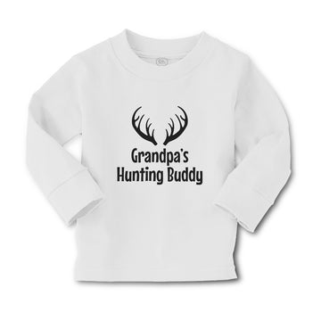 Baby Clothes Grandpa's Hunting Buddy with Deer Horn Boy & Girl Clothes Cotton