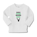 Baby Clothes Papa's Future Hunting Buddy with Animal Face Deer Cotton - Cute Rascals