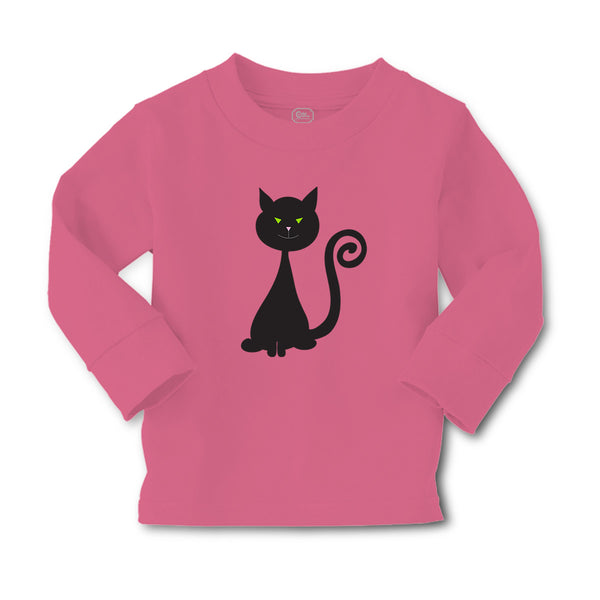 Baby Clothes Green Eyes Black Cat Holidays and Occasions Halloween Cotton - Cute Rascals