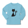 Baby Clothes Green Eyes Black Cat Holidays and Occasions Halloween Cotton