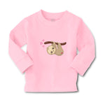 Baby Clothes Valentine Sloth Branch Pink Hearts Valentins Day Boy & Girl Clothes - Cute Rascals