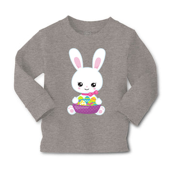 Baby Clothes Kawaii Bunny Basket Eggs Easter Boy & Girl Clothes Cotton