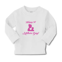 Baby Clothes Happy 1St Mothers Day with Mother and Son Image Boy & Girl Clothes - Cute Rascals