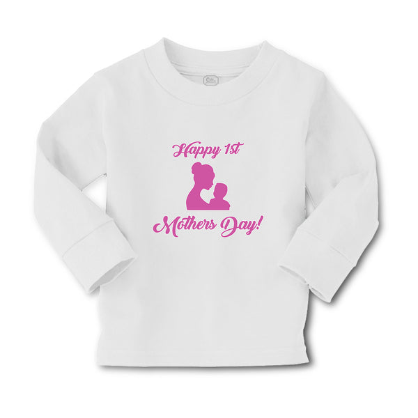 Baby Clothes Happy 1St Mothers Day with Mother and Son Image Boy & Girl Clothes - Cute Rascals