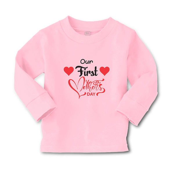 Baby Clothes Our First Mother's Day with Heart Boy & Girl Clothes Cotton - Cute Rascals