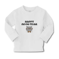 Baby Clothes Happy Meow Year Pet Animal Cat Face with Sunglass and Bow Cotton - Cute Rascals